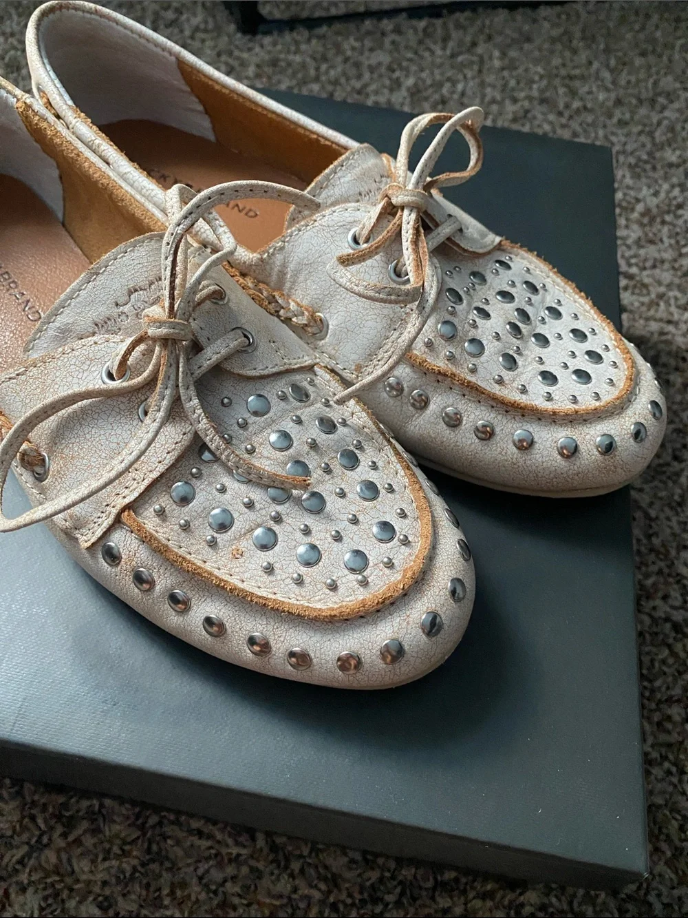 Lucky Brand metallic ivory